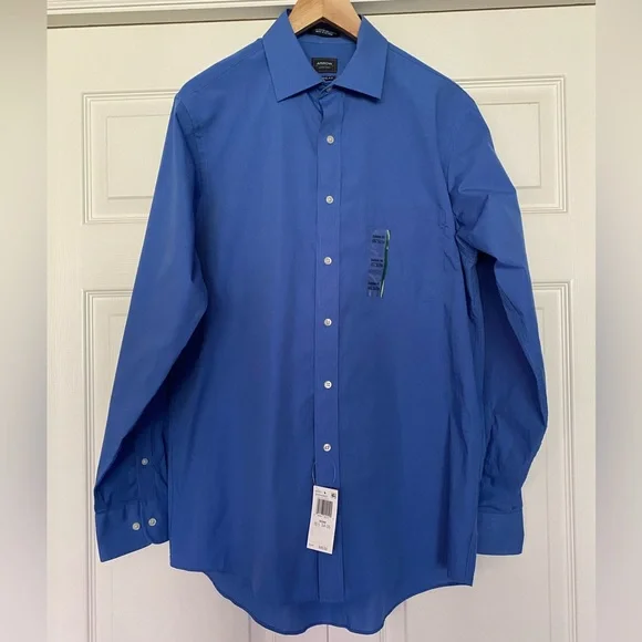Arrow Shirts | Nwt Mens Arrow Classic Fit Dress Shirt 15 12 3435 | Color: Blue | Size: 15.5 | Helennora's Closet